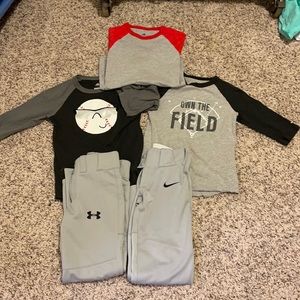 Lot of Boys Baseball Clothes